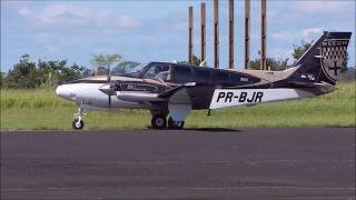 Decolagem  Beechcraft Baron G58  PRBJR quot50th Anniversary Editionquot [upl. by Eelrak]