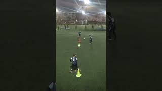 Warm up passing drill U10 U8 passe appel de balle football soccer [upl. by Kathleen]