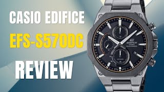 casio edifice EFSS570DC Review casio casioedifice review [upl. by Ignazio494]