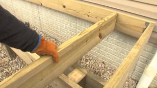 LOWES 503 HOW TO BUILD A DECK PART 4 [upl. by Onfroi]