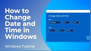 How to change date of time your pc Computer me Date and time set karewindows 7 me time set Karey [upl. by Bess59]