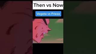 Vegeta vs frieza THEN VS NOW [upl. by Bertina804]