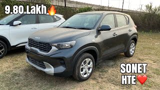 All New 2024 KIA Sonet HTE Base Model  IMT 15 Diesel🚀मात्र❤️980Lakh [upl. by Beedon]