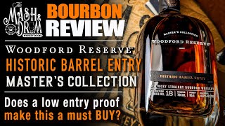 Woodford Reserve Historic Barrel Entry Bourbon Review [upl. by Elleoj]