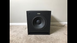 Velodyne CHT10 Home Theater Powered Active Subwoofer [upl. by Merrily898]