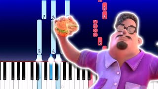 Grubhub Delivery Dance Meme Song Piano Tutorial [upl. by Phyllida]