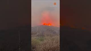 El fuego NO DA TREGUA en Capilla del Monte 😞🔥 [upl. by Niveg]