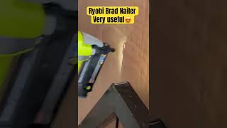 Ryobi Brad Nailer Very Useful ryobi ryobipowertools ryobitools woodworking woodworkertools [upl. by Lionel]