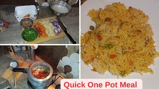 Vegetable Tehri  Easy amp Quick One Pot Meal [upl. by Rumilly]