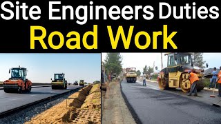 Duties of Civil Site Engineers on Road work  Responsibilities of Civil Engineers on Bitumen Work [upl. by Lindell702]