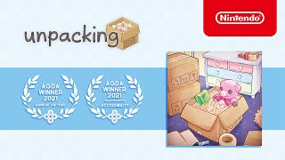 Unpacking  Accolades Trailer  Nintendo Switch [upl. by Barimah965]