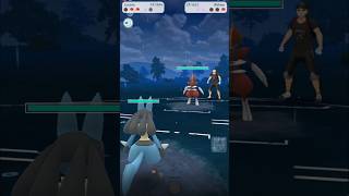 BISHARP vs LUCARIO  🤜🤛  pokemon pokemongo [upl. by Markiv382]