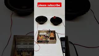 Amplifier woofer testing shortvideo experiment 😱❤❤😱💪👈 [upl. by Joachim]