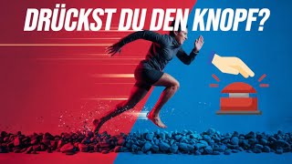 Drückst du den Knopf 🏃‍♂️💥 Unendlich schnell rennen ABER nur barfuß über spitze Steine 🌵😱 [upl. by Viki]