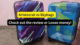 Aristocrat Trolley Bag vs Skybags [upl. by Chlo975]