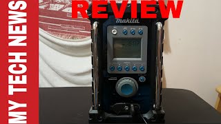 MAKITA BMR100 JOB SITE RADIO REVIEW [upl. by Archy]