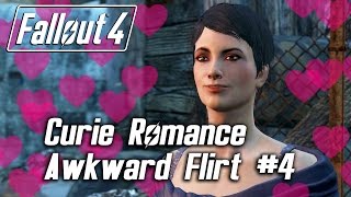 Fallout 4  Curie Romance  Awkward Flirt 4 [upl. by Aleyam529]