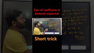 Binomial theorem  Sum of coefficient in binomial expansion  jee [upl. by Anirahtak]