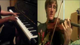 Yugioh Theme Song Piano and Violin Collaboration [upl. by Alsworth]