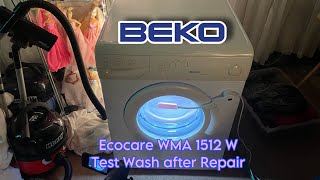 Beko EcoCare WMA 1512 W Programme 3  Intensive 60ºC  Quick Wash HooverLux [upl. by Enomahs]