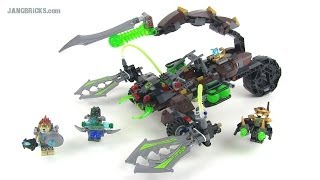 LEGO Chima Scorms Scorpion Stinger 70132 set review [upl. by Yuh]