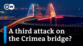 Reports suggest Ukraine is preparing for another strike against the Kerch Bridge  DW News [upl. by Nicola]