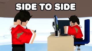 Mobile and Pc Gameplay side to side  Roblox tower of hell [upl. by Nehemiah]