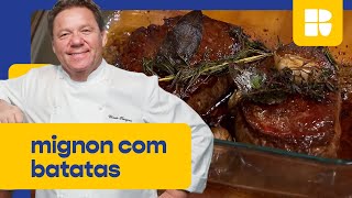 Filé mignon e batatas recheadas com BRIE e PRESUNTO DE PARMA  Claude Troisgros  Que marravilha [upl. by Velvet]