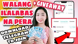 WALANG ILALABAS NA PERA NO INVESTMENT EARN MONEY GAMIT ANG TELEGRAM BOT  GIVEAWAY [upl. by Ijic82]