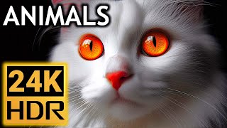 WITNESS 24K HDR ANIMALS LIKE NEVER BEFORE IN 120FPS DOLBY VISION [upl. by Carolynne]