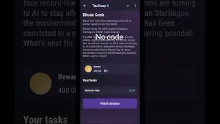 Bitcoin crashed tapswap video code 6 September [upl. by Lyrahc153]
