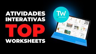 COMO CRIAR ATIVIDADES INTERATIVAS COM TOPWORKSHEETS BANCO DE ATIVIDADES PRONTAS [upl. by Jody]