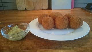 Bitterballen  Recipe Dutch fried beef croquette balls with crispy crust [upl. by Spancake]