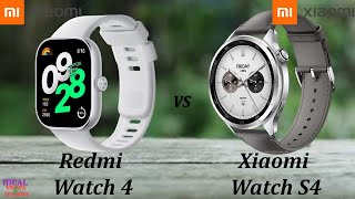 Xiaomi Redmi Watch 4 vs Xiaomi watch S4 [upl. by Neleb11]