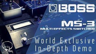 BOSS MS3 World Exclusive In Depth Demo [upl. by Tray]