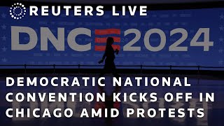 LIVE DNC kicks off in Chicago amid protests [upl. by Figge]