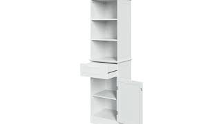 RiverRidge® Home Ashland Tall Cabinet in White  360 Product Video [upl. by Sklar]