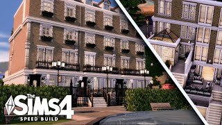 LONDON TOWNHOUSE  NO CC  The Sims 4 Speed Build [upl. by Hendren581]