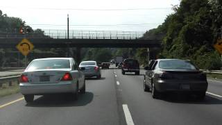 Capital Beltway Interstate 495 Exits 35 to 43 westboundouter loop [upl. by Sang]