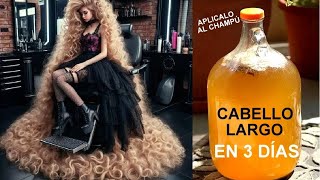 🔴¡MEZCLA ESTOS INGREDIENTES EN TU CHAMPÚ🍀EL CABELLO NO PARARÁ DE CRECER♥️Resultados en 3 días [upl. by Fabian60]