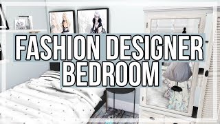 The Sims 4 Room Build  Fashion Designer Bedroom [upl. by Attenaej]