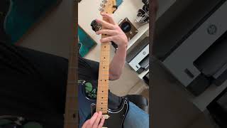 Harmonic Minor Guitar Exercises Ascending amp Descending 4s guitar guitartutorial guitarlesson [upl. by Lucais]