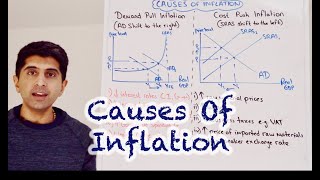 Y1 25 Causes of Inflation  Demand Pull and Cost Push Inflation [upl. by Colburn]