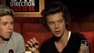 One Direction Interviews w Harry Styles and Niall Horan [upl. by Ule]