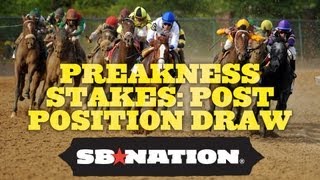 Preakness Stakes 2012 Post Positions Draw Bodemeister Favorite Ill Have Another 2nd [upl. by Anyt879]