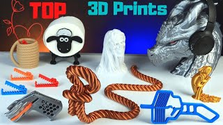 TOP 10 COOL Things to 3D Print [upl. by Yecal191]