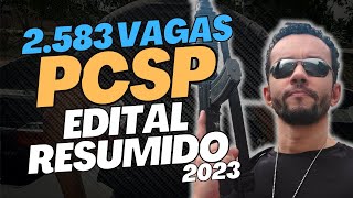 Resumo do Edital da PCSP 2023 Investigador e Escrivão [upl. by Midian]