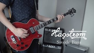 Hagstrom Swede Bass reissue demo [upl. by Enwahs]