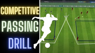 Competitive Passing Drill  Pass amp Finish  U10 U11 U12 U13 [upl. by Drannek]