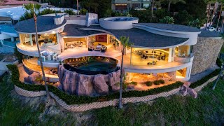 Magnificent Sculpturally Curved Modern Home in La Jolla Asking 14900000 [upl. by Babb352]